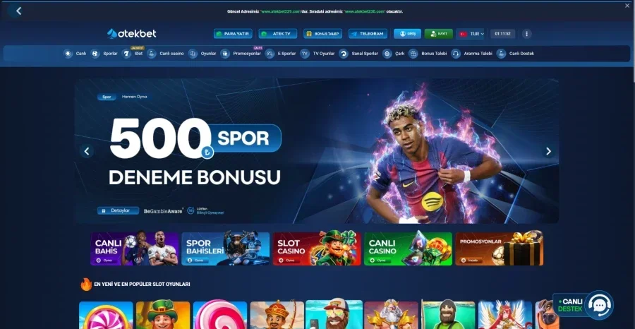 Atekbet ekran görüntüsü